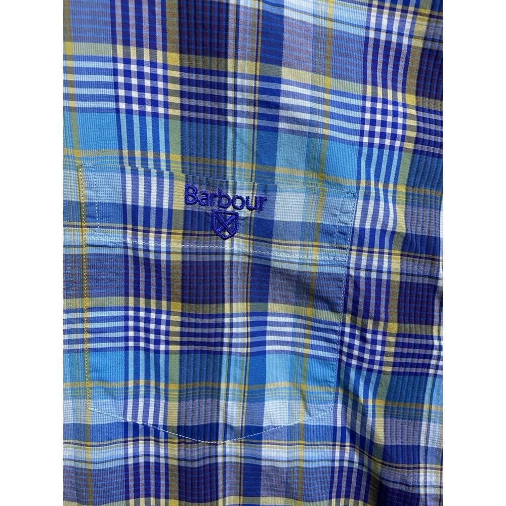 BARBOUR L94716 Men's Multicolor Gerald Tailored Fit Madras Sport Shirt Size 3XL - Picture 3 of 10